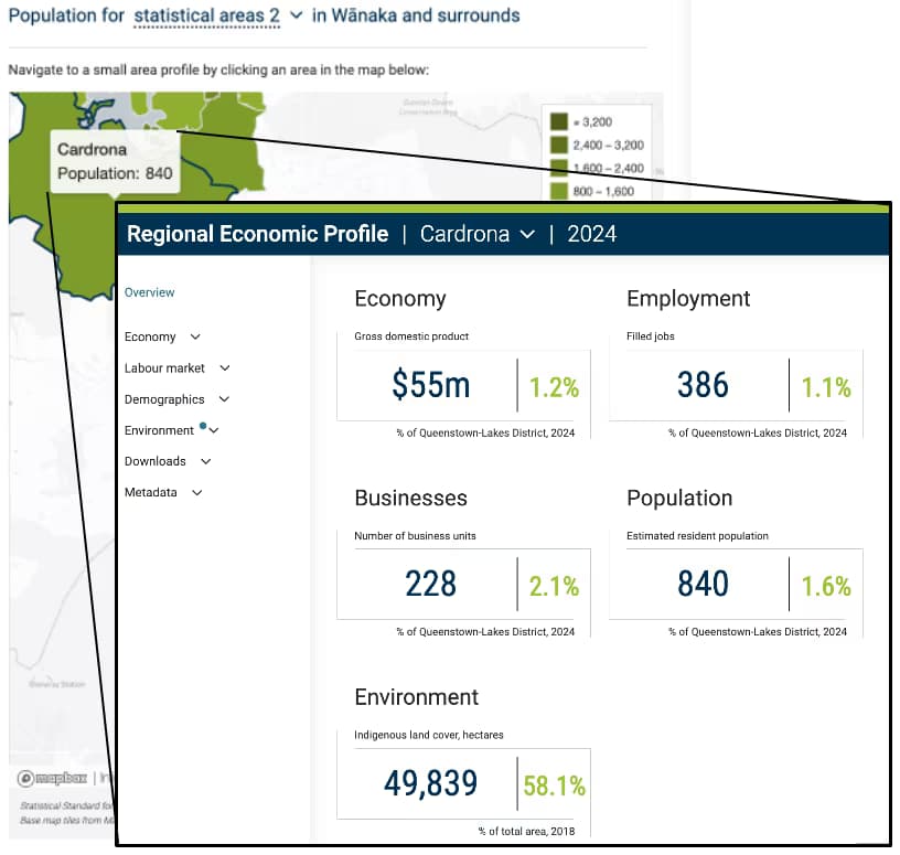 Zoom in REP Small Areas